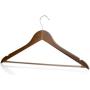 Neaties Natural and Safe Wood Hangers Original Walnut Finish, 24pk