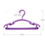 20 PCs 2715 cm Children Clothes Hanger Baby Coat Towel Storage Organizer with Hooks Wardrobe Space Save Random Color