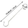 Maydahui 5PCS Extra Long 16 inch S Shaped Hooks Stainless Steel Large Size Silver Hanger for Bird Feeder, Plant Hanger, Tree Branch Hook, Clothes, Outdoor Lights Maydahui 5PCS Extra Long 16 inch S Shaped Hooks Stainless Steel Large Size Silver Hanger for Bird Feeder, Plant Hanger, Tree Branch Hook, Clothes, Outdoor Lights