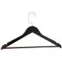 High-Grade Wooden Suit Hangers 16 Pack with Non Slip Pants Bar - Smooth Finish Solid Wood Coat Hanger with 360° Swivel Hook and Precisely Cut Notches for Camisole, Jacket, Pant, Dress Clothes Hangers High-Grade Wooden Suit Hangers 16 Pack with Non Slip Pants Bar - Smooth Finish Solid Wood Coat Hanger with 360° Swivel Hook and Precisely Cut Notches for Camisole, Jacket, Pant, Dress Clothes Hangers