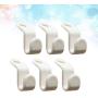 VOSAREA 6pcs Plastic S Shaped Thicken Hooks Hangers Towel Clothes Rack Hook VOSAREA 6pcs Plastic S Shaped Thicken Hooks Hangers Towel Clothes Rack Hook