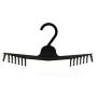 HANGERWORLD 100 Black 10.2inch Lingerie Underwear Coat Clothes Garment Hangers