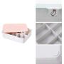 TOPBATHY 2pc Underpants Storage Boxes Plastic Panties Drawer Closet Organizer 10 Compartments Dividers Underwear Storage Boxes for Bedroom Dormitory