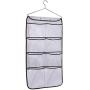 MISSLO Durable Hanging Closet Double Sided Bra Stocking Clothes Socks Organizer 15 Large Mesh Pockets, White MISSLO Durable Hanging Closet Double Sided Bra Stocking Clothes Socks Organizer 15 Large Mesh Pockets, White