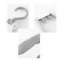 HJYPYJ Magic Hanger,Portable PP Folding Hanger,Rotatable Hanger Space Saving Organizers, Isometric Design/White / 3 pcs