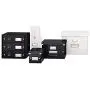 Leitz Click & Store Storage Box, DVD Organizer Boxes with Lid, Collapsible, Stackable, Patented Design, Bin, Cabinet, Desk Organizer, White (60420001) Leitz Click & Store Storage Box, DVD Organizer Boxes with Lid, Collapsible, Stackable, Patented Design, Bin, Cabinet, Desk Organizer, White (60420001)