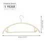 MIZGI Premium Velvet Hangers (Pack of 50) Heavyduty- Non Slip No Shoulder Bump Suit Hangers - Chrome Hooks,Space Saving Clothes Hangers,Rounded Hangers for Coat,Sweater,Jackets,Pants,Shirts (Ivory) MIZGI Premium Velvet Hangers (Pack of 50) Heavyduty- Non Slip No Shoulder Bump Suit Hangers - Chrome Hooks,Space Saving Clothes Hangers,Rounded Hangers for Coat,Sweater,Jackets,Pants,Shirts (Ivory)