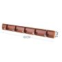 Coat Rack Creative Wood Folding Clothes Hook Wall Hanging Wall Hanger Door Clothes Hook Coat Hook 5 Hook Size: 6035.5cm Clothes Hook