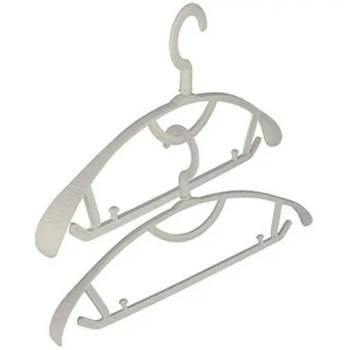 Plastic Clothes Hanger, Extra Thick Plastic Wide Shoulder Adult 360 Degrees Rotate Slip Resistant Standard Clothing Hanger Ideal for Everyday Use White 20 Pack Plastic Clothes Hanger, Extra Thick Plastic Wide Shoulder Adult 360 Degrees Rotate Slip Resistant Standard Clothing Hanger Ideal for Everyday Use White 20 Pack