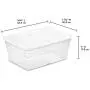 Sterilite 16448012 16 Quart/15 Liter Storage Box, White Lid with Clear Base, 12-Pack Sterilite 16448012 16 Quart/15 Liter Storage Box, White Lid with Clear Base, 12-Pack