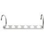 Wonder Hanger Platinum, Space-Saving Closet Organizers, 4 Pack, Chrome