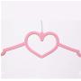 10Pcs Womens Kids Practical Pink Clothes Underwear Socks Hangers.Rotatable Love Heart/Bow Clothes Hanger.Clothes Rack Random Color