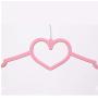 10Pcs Womens Kids Practical Pink Clothes Underwear Socks Hangers.Rotatable Love Heart/Bow Clothes Hanger.Clothes Rack Random Color