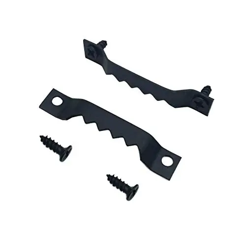 100 Pack Small Sawtooth Picture Hangers Steel Picture Hangers Picture Frames Hangers with Screws Picture Hang Solutions, for Hanging Clock Paintings Artwork Picture Frame Hook Photos (Black) 100 Pack Small Sawtooth Picture Hangers Steel Picture Hangers Picture Frames Hangers with Screws Picture Hang Solutions, for Hanging Clock Paintings Artwork Picture Frame Hook Photos (Black)