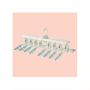HJYPYJ Magic Hanger,Adjustable PP Folding Hanger,Space-Saving Organizer Hangers,Suitable for Balcony Wardrobe,Load-Bearing 10Kg Non-Slip/Green / 430mm