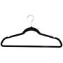 Tangkula Velvet Hangers, 100-Pack Non Slip Heavy Duty Hold Up to 10 lbs Slim Design Space Saving 360 Degree Swivel Clothes Hangers, for Suit Coat Jackets Pants and Dress, Standard Hanger (Mulitcolor)