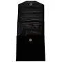 6"W x 8 1/4"H Black Velvet Jewelry Folder Pearl Necklace Organizer Storage Display Gift Valentine 6"W x 8 1/4"H Black Velvet Jewelry Folder Pearl Necklace Organizer Storage Display Gift Valentine