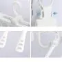 TonTGai Clothes Magic Hangers Multi-Functional Fold Plastic Hanger 360 Rotating Cascading 5 in 1 Space Saving Wardrobe Clothing Hanger Oragnizer TonTGai Clothes Magic Hangers Multi-Functional Fold Plastic Hanger 360 Rotating Cascading 5 in 1 Space Saving Wardrobe Clothing Hanger Oragnizer