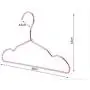 10pcs Random Color Aluminum Metal Clothes Hangers for Kids, Space Saving Cute Dress Shirts Coats Hanger for Children Decoration