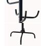 Y.H.Valuable Coat Racks Simple Black Coat Rack Floor Rack Wrought Iron Modern Minimalist Clothes Rack Bedroom Fashion Floor Hanger Entryway Furniture