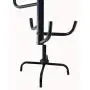 Y.H.Valuable Coat Racks Simple Black Coat Rack Floor Rack Wrought Iron Modern Minimalist Clothes Rack Bedroom Fashion Floor Hanger Entryway Furniture