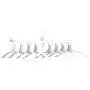 LARNOR Magic Clothes Wardrobe Organizer Multi Hanger Space Saving Folding Hangers Drying Hanger New