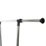 Cypressshop Height Adjustable Garment Rack Portable Rolling Heavy Duty Garment Rail Rolling Clothes Hanger Rack Closet Hanging Home Furniture