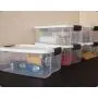 STERILITE 18 Quart Ultra Latch Storage Boxes with White Lid & Clear Base,18 Pack STERILITE 18 Quart Ultra Latch Storage Boxes with White Lid & Clear Base,18 Pack
