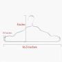 Jiede Premium Clothes Hangers Metal Suit Hanger for Closet Space Saving Made of Aluminum Alloy, 10 Pack, Silver