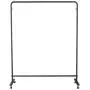 XIAOLONG Simple Coat Rack Floor Hangers Living Room Clothing Store Clothes Rack Creative Fashion Belt Wheel Floor Hanger