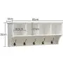 WZP Clothing Display Racks Coat Rack Partitions,Hangers Creative Bedroom Living Room Wall Lockers Grid Wall Mount/A/As Shown
