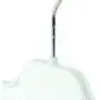 HANGERWORLD 10 White 15inch Plastic Coat Clothes Garment Pants Skirt Hangers Adjustable Clips