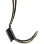 Dolland Retro Metal Double Prong Hook Antique Home Clothes Hanger Door Wall Towel Hat Purse Hooks,Green Bronze