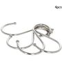 MroMax 4Pcs Stainless Steel S Hooks S Shaped Hook Hangers for Kitchen Bathroom Bedroom Storage Room Office Outdoor Multiple Uses Silver Tone MroMax 4Pcs Stainless Steel S Hooks S Shaped Hook Hangers for Kitchen Bathroom Bedroom Storage Room Office Outdoor Multiple Uses Silver Tone