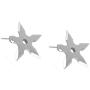 Metal Furniture Decoration Ninja Dart Star Stainless Steel Hanging Door Hanging Clothes Hanging Frame (2 Pack)