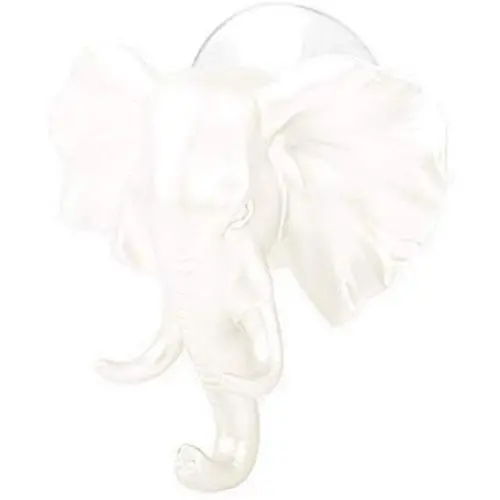 Hongxin Hanger Hook,1pc Creative Elephant Head Shape Self Adhesive Wall Door Hook Hanger Clothes Bag Keys Sticky Holder Home Storage Decor (White 2, 11×11cm) Hongxin Hanger Hook,1pc Creative Elephant Head Shape Self Adhesive Wall Door Hook Hanger Clothes Bag Keys Sticky Holder Home Storage Decor (White 2, 11×11cm)