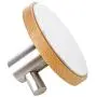 Yagaga Multifunctional Kitchen Utensil Utility Hanger, L Shaped Adhesive Hooks Bamboo Stainless Steel Wall Hangers Clothes Towel Multifunctional (Single Hook)
