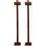 Oriental Furniture Silk Screen Brackets - Black - 36"