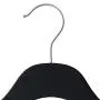 NAHANCO SL70817WB20 17" Slim Line Space Saving Wooden Suit Hanger with Pant Bar (Pack of 20) Black Rubberized NAHANCO SL70817WB20 17" Slim Line Space Saving Wooden Suit Hanger with Pant Bar (Pack of 20) Black Rubberized