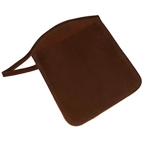 Hide & Drink, Rustic Leather Oven Mitt Handle Hanger, Home & Kitchen Essentials Handmade, Includes 101 Year Warranty :: Swayze Suede