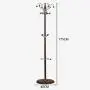 YMJ Standing Coat Racks 175CM Metal Hall Trees Coat Rack Stand 10 Hooks Clothes Stand Tree Stylish Hat Coat Rail Stand Rack Clothes Jacket Storage Hanger Organiser Coat Racks