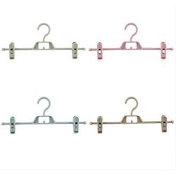 WZP Hanger,Multi-Functional Stackable Telescopic Skirt,Adult Underwear Shelf,Household Traceless Non-Slip Pants Hanger Plastic/C/As Shown
