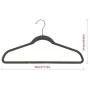 Avadoth Non Slip Velvet Suit Hangers,Clothes Hangers 360 Degree Chrome Swivel Gold Hook, 30-Pack,Grey