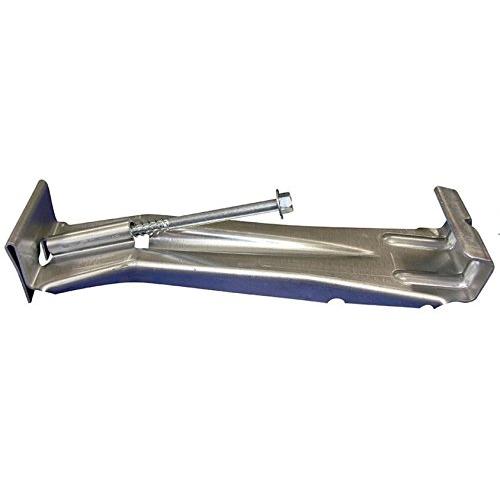 Speed Screw (100) 6" Hanger with Clip for K-Style Gutters. With pre-inserted #12-3 self-drilling screw. Made with heavy 0.050" Aluminum.