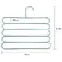 Pants Hangers Holders Multifunction Trousers Hanger Storage Rack Clothes Hanger Tie Scarfs Belt Towel Non-Slip Magic Hanger 5PC Random Color Pants Hangers Holders Multifunction Trousers Hanger Storage Rack Clothes Hanger Tie Scarfs Belt Towel Non-Slip Magic Hanger 5PC Random Color