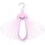 EvaroFly Multipurpose Magic Folding Hanger, No Trace Child Storage Clothes Hanger, Household Travel Camping -Pink 5 Pcs