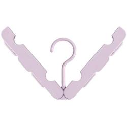 Freahap Hangers Plastic Nursery Rack Portable Clothes Hanger Non Slip for Infant Toddler Pink