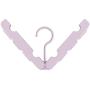 Freahap Hangers Plastic Nursery Rack Portable Clothes Hanger Non Slip for Infant Toddler Pink