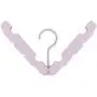 Freahap Hangers Plastic Nursery Rack Portable Clothes Hanger Non Slip for Infant Toddler Pink