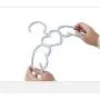 Angel Wings Shape Traceless Non-Slip Hanger Wardrobe Organizer for Home Hotel Clothes Hangers Scarf Tie Hook 10pcs Color Random